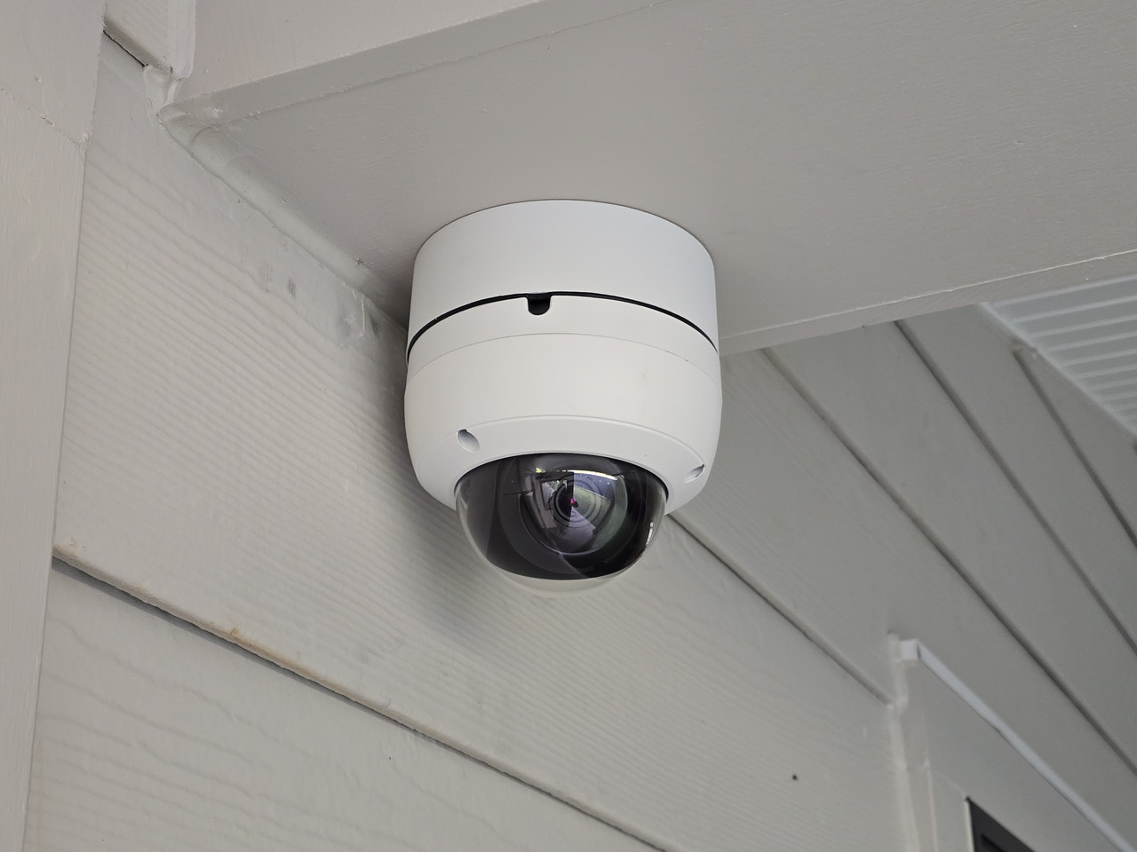 Security camera system installation at Northern Virginia commercial property by Potterfield IT Solutions